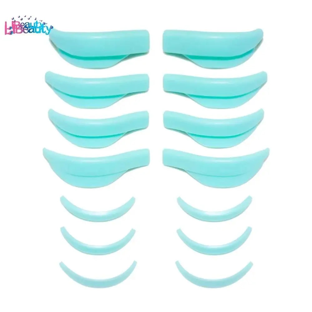 Libeauty 7 Paris Reusable Lash Lift Shield Pads Silicone ciglia Curler e accessori in ferro curling, strumento di trucco