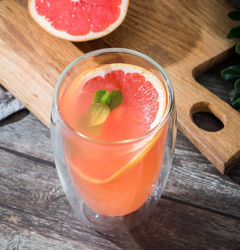 2-18PCS Double Wall Alto Borosilicato Tazze di vetro Tè resistente al calore, caffè, latte e succo di frutta, set da regalo drink bar creativo