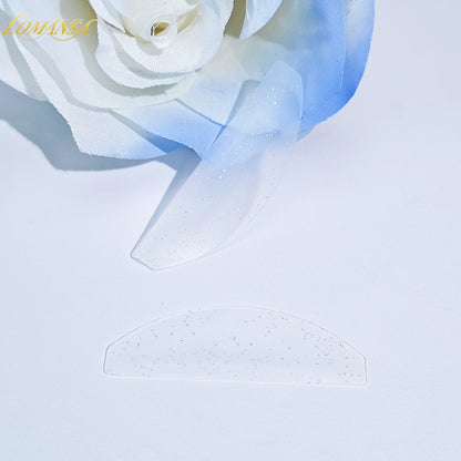 Lomansa 1 Coppia Pad ammortizzanti in silicone per ciglia e scudi per sollevamento ciglia, accessori ciglia professionali