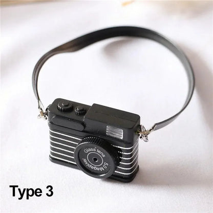 Fotocamera reflex digitale in miniatura 1Pc per bambola accessorio per bambole Labubu e Upset