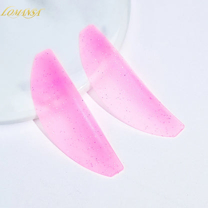 Lomansa 1 Coppia Pad ammortizzanti in silicone per ciglia e scudi per sollevamento ciglia, accessori ciglia professionali