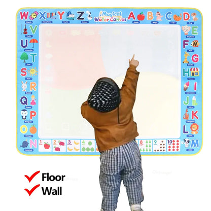 100x80CM Montessori Magic Drawing Board Magic Doodle Mat per bambini di arte educativa e di controllo della penna