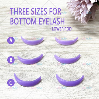 Libeauty 7 Paris Reusable Lash Lift Shield Pads Silicone ciglia Curler e accessori in ferro curling, strumento di trucco