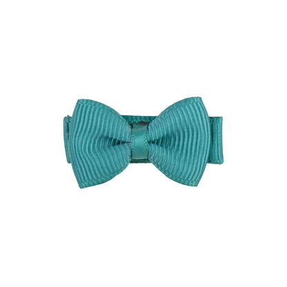 1,2 pollici mini hair Bows con clip solidi colori per bambini e baby girl