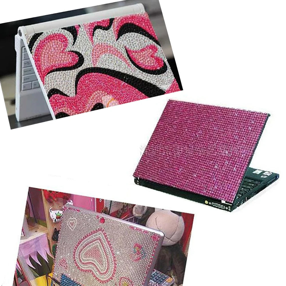 1040/900/504Pcs Adesivi autoadesivi in cristallo acrilico fai da te per telefono, carte e mestieri