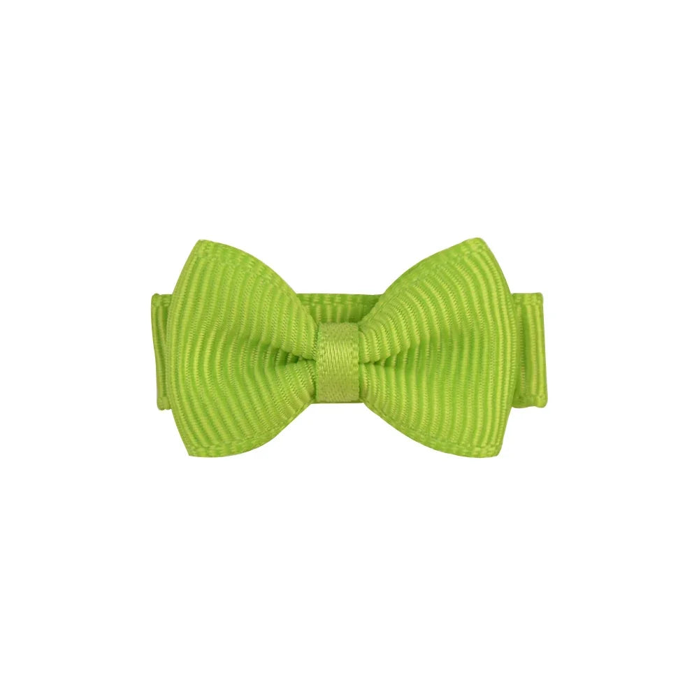 1,2 pollici mini hair Bows con clip solidi colori per bambini e baby girl