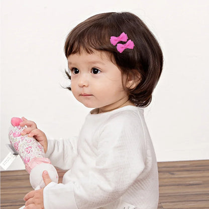 1,2 pollici mini hair Bows con clip solidi colori per bambini e baby girl