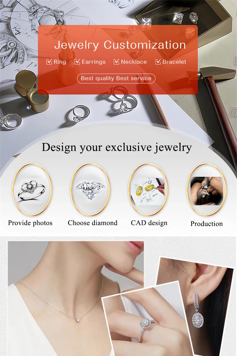 Anello di banda di eternità completa in Moissanite D VVS 0.1ct 3mm Anello in argento 925 Sterling Engagement & Party Gioielli per le donne