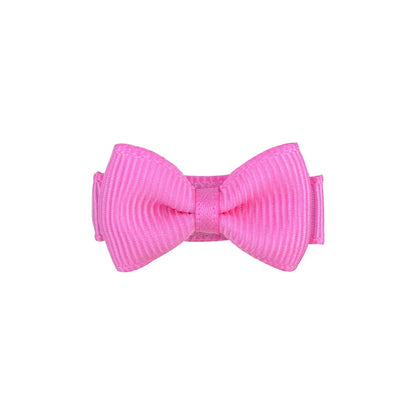 1,2 pollici mini hair Bows con clip solidi colori per bambini e baby girl