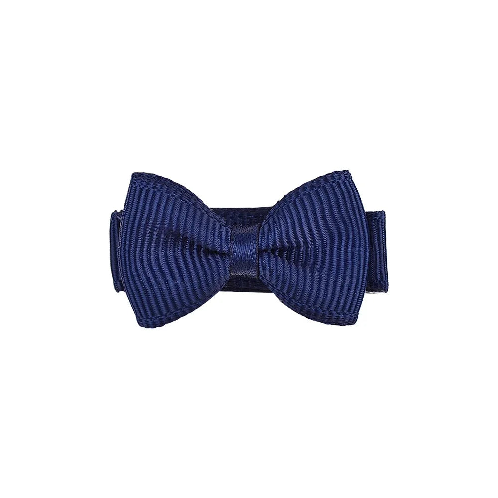 1,2 pollici mini hair Bows con clip solidi colori per bambini e baby girl