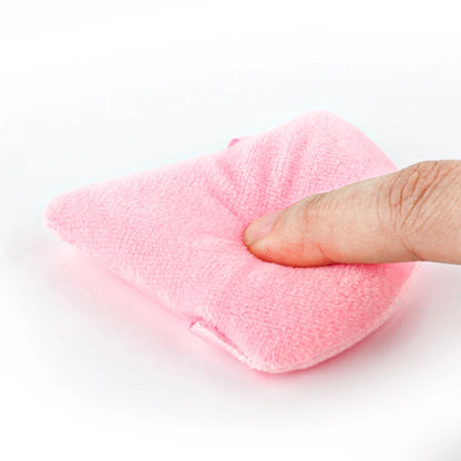SHIDISHANGPIN Triangolo Velluto polvere Puff Riutilizzabile Viso Cosmetico Spugna, Mini Cotone Makeup Puff per la Fondazione, Ombretto, e strumenti di bellezza (1/2/3/6pcs)