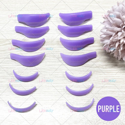 Libeauty 7 Paris Reusable Lash Lift Shield Pads Silicone ciglia Curler e accessori in ferro curling, strumento di trucco