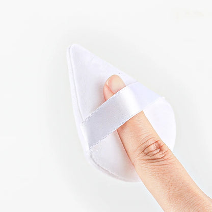 SHIDISHANGPIN Triangolo Velluto polvere Puff Riutilizzabile Viso Cosmetico Spugna, Mini Cotone Makeup Puff per la Fondazione, Ombretto, e strumenti di bellezza (1/2/3/6pcs)