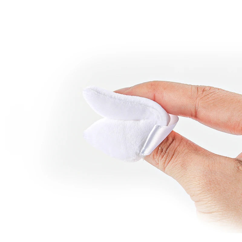 SHIDISHANGPIN Triangolo Velluto polvere Puff Riutilizzabile Viso Cosmetico Spugna, Mini Cotone Makeup Puff per la Fondazione, Ombretto, e strumenti di bellezza (1/2/3/6pcs)