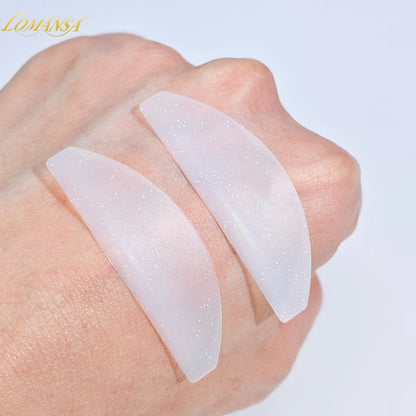 Lomansa 1 Coppia Pad ammortizzanti in silicone per ciglia e scudi per sollevamento ciglia, accessori ciglia professionali