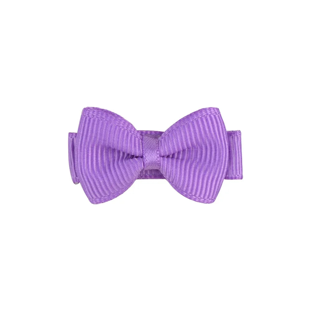 1,2 pollici mini hair Bows con clip solidi colori per bambini e baby girl