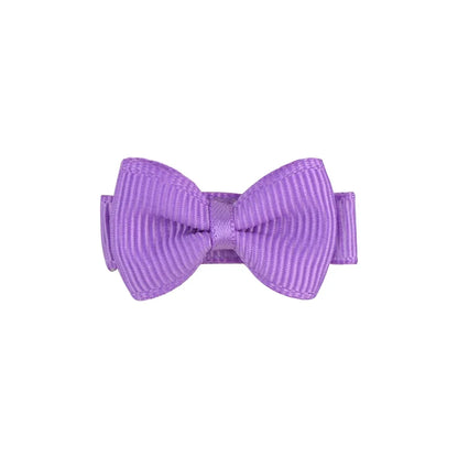 1,2 pollici mini hair Bows con clip solidi colori per bambini e baby girl