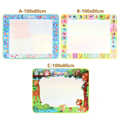 100x80CM Montessori Magic Drawing Board Magic Doodle Mat per bambini di arte educativa e di controllo della penna