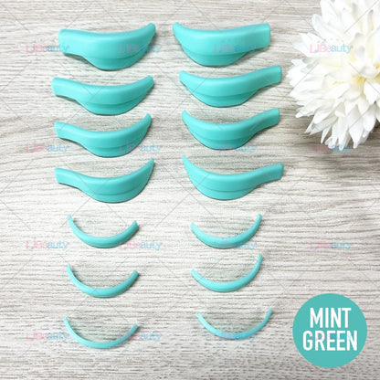 Libeauty 7 Paris Reusable Lash Lift Shield Pads Silicone ciglia Curler e accessori in ferro curling, strumento di trucco