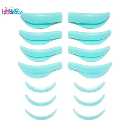 Libeauty 7 Paris Reusable Lash Lift Shield Pads Silicone ciglia Curler e accessori in ferro curling, strumento di trucco