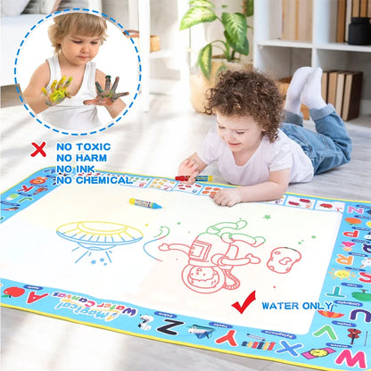 100x80CM Montessori Magic Drawing Board Magic Doodle Mat per bambini di arte educativa e di controllo della penna