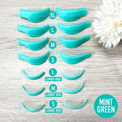 Libeauty 7 Paris Reusable Lash Lift Shield Pads Silicone ciglia Curler e accessori in ferro curling, strumento di trucco