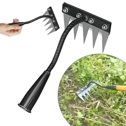 Raggio di sarchiatura del giardino in acciaio al carbonio 5/6/7/8 per l'allentamento del suolo dei denti e lo strumento di rimozione delle erbacce per fattorie, giardini e paesaggi