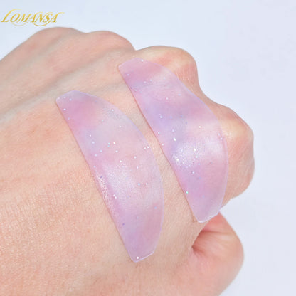 Lomansa 1 Coppia Pad ammortizzanti in silicone per ciglia e scudi per sollevamento ciglia, accessori ciglia professionali