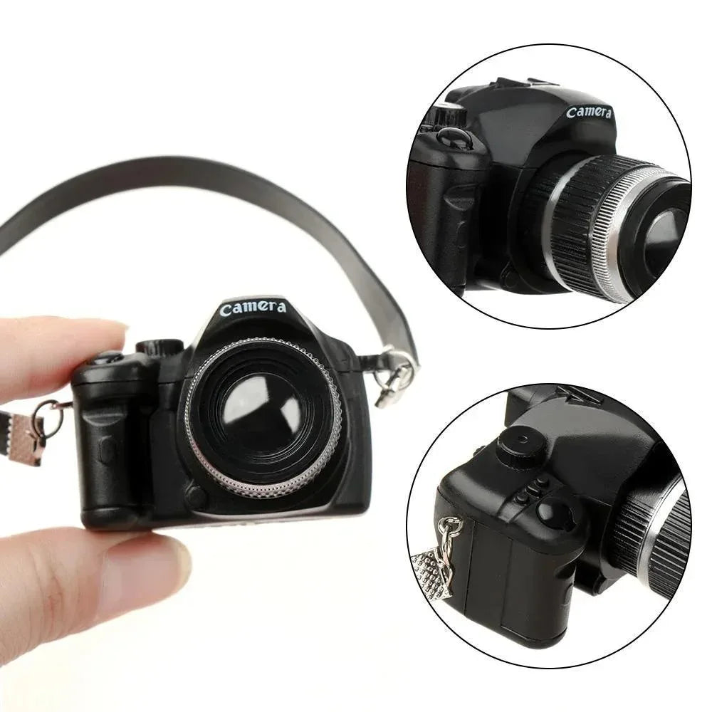 Fotocamera reflex digitale in miniatura 1Pc per bambola accessorio per bambole Labubu e Upset