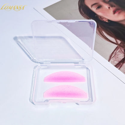 Lomansa 1 Coppia Pad ammortizzanti in silicone per ciglia e scudi per sollevamento ciglia, accessori ciglia professionali
