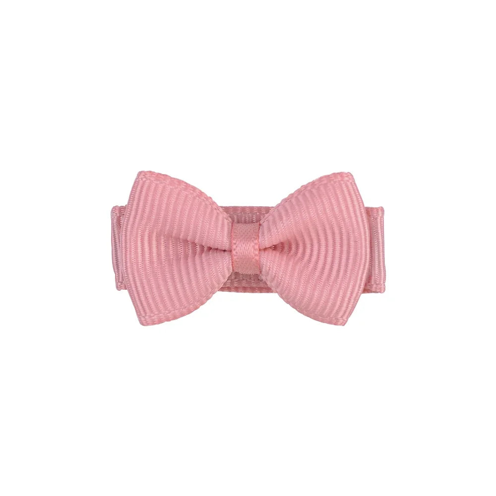 1,2 pollici mini hair Bows con clip solidi colori per bambini e baby girl