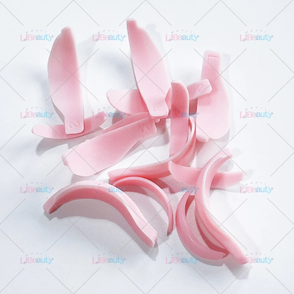 Libeauty 7 Paris Reusable Lash Lift Shield Pads Silicone ciglia Curler e accessori in ferro curling, strumento di trucco