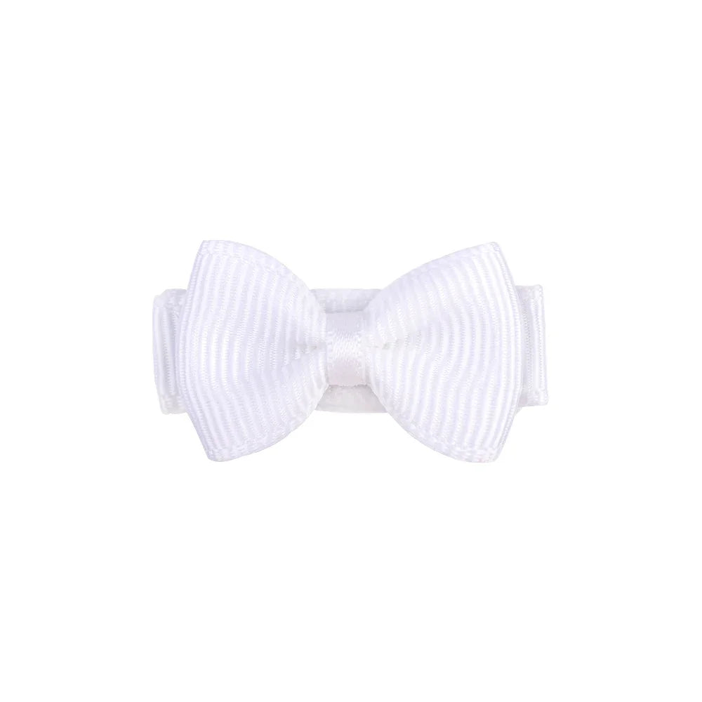 1,2 pollici mini hair Bows con clip solidi colori per bambini e baby girl