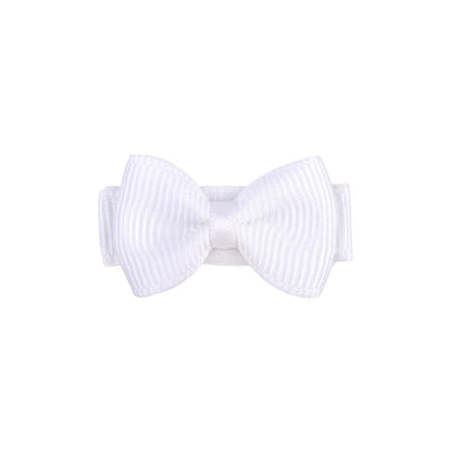 1,2 pollici mini hair Bows con clip solidi colori per bambini e baby girl