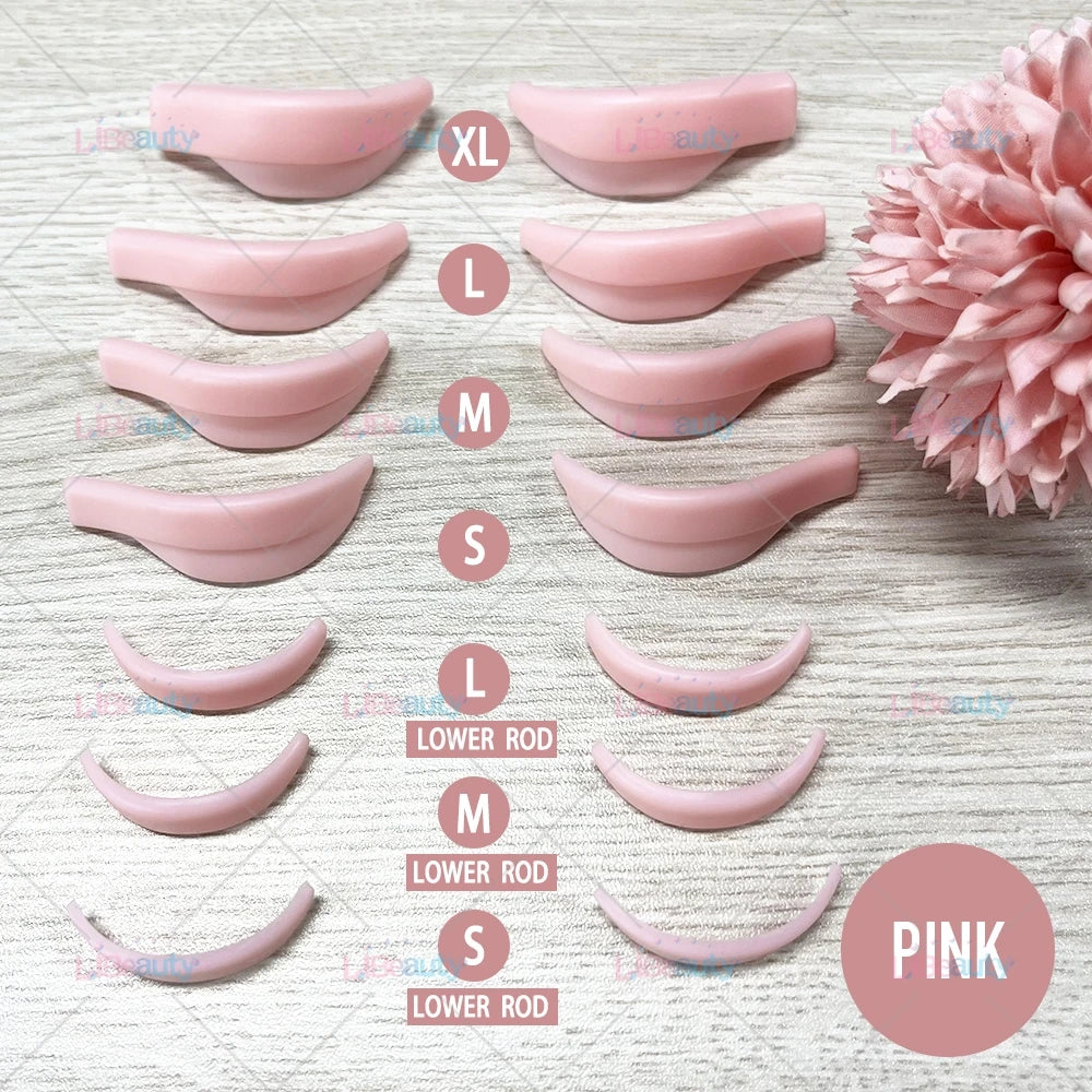 Libeauty 7 Paris Reusable Lash Lift Shield Pads Silicone ciglia Curler e accessori in ferro curling, strumento di trucco