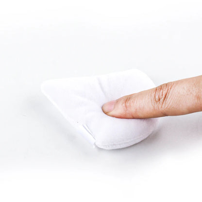 SHIDISHANGPIN Triangolo Velluto polvere Puff Riutilizzabile Viso Cosmetico Spugna, Mini Cotone Makeup Puff per la Fondazione, Ombretto, e strumenti di bellezza (1/2/3/6pcs)