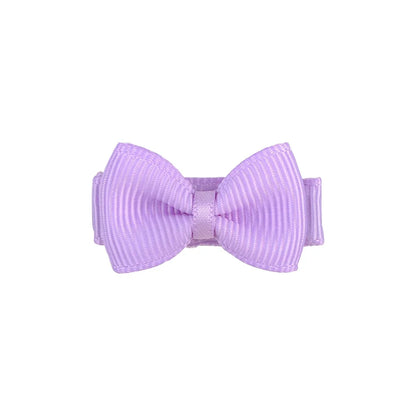 1,2 pollici mini hair Bows con clip solidi colori per bambini e baby girl