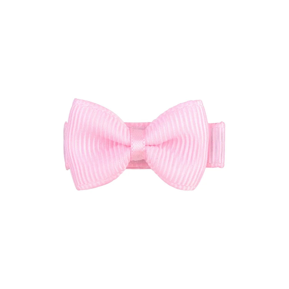 1,2 pollici mini hair Bows con clip solidi colori per bambini e baby girl