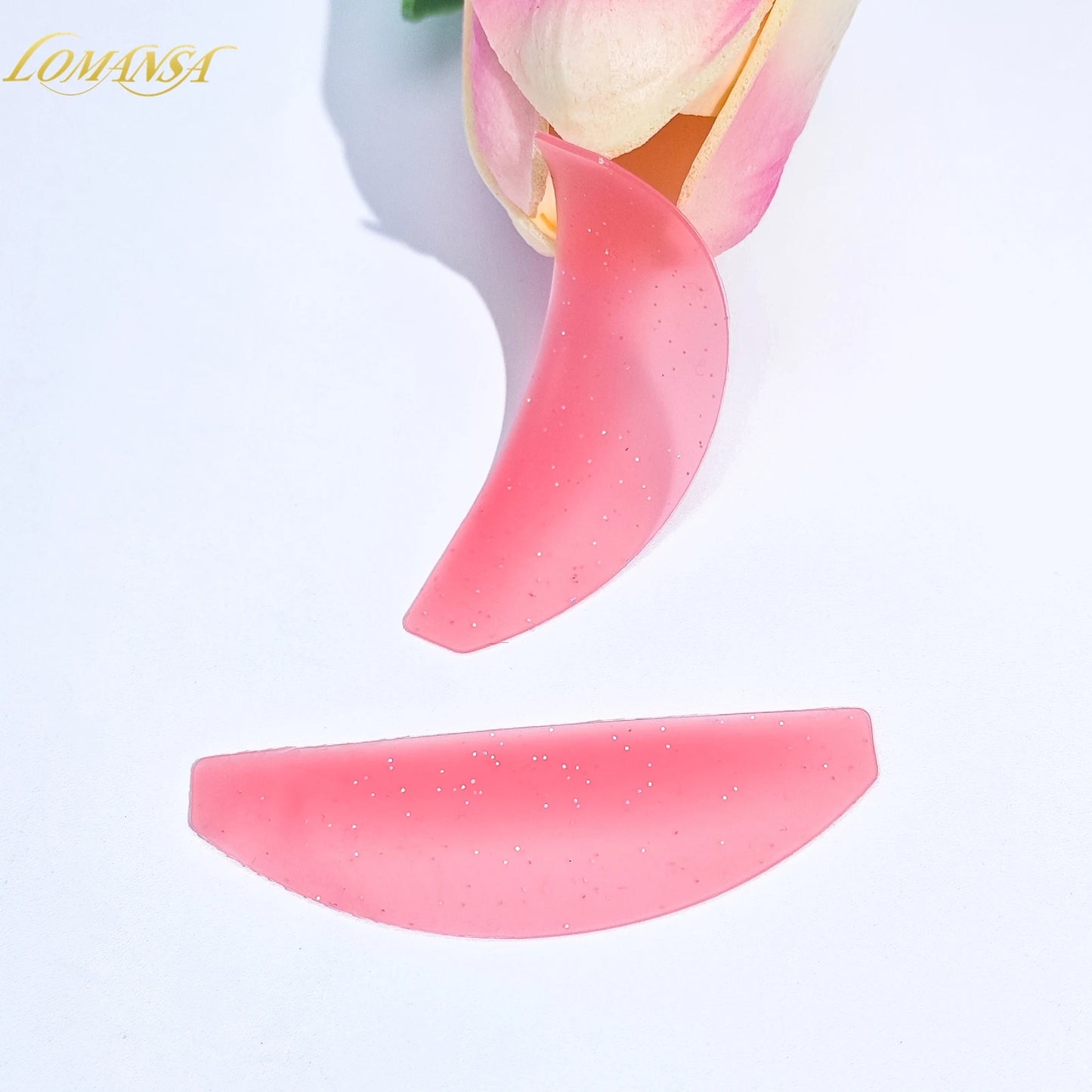 Lomansa 1 Coppia Pad ammortizzanti in silicone per ciglia e scudi per sollevamento ciglia, accessori ciglia professionali