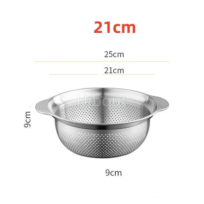304 Lavabo verdure in acciaio inox e lavapavimenti multi-purpose, filtro frutta, cestino da cucina