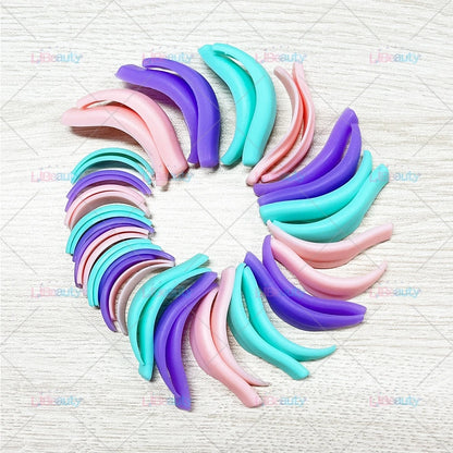 Libeauty 7 Paris Reusable Lash Lift Shield Pads Silicone ciglia Curler e accessori in ferro curling, strumento di trucco