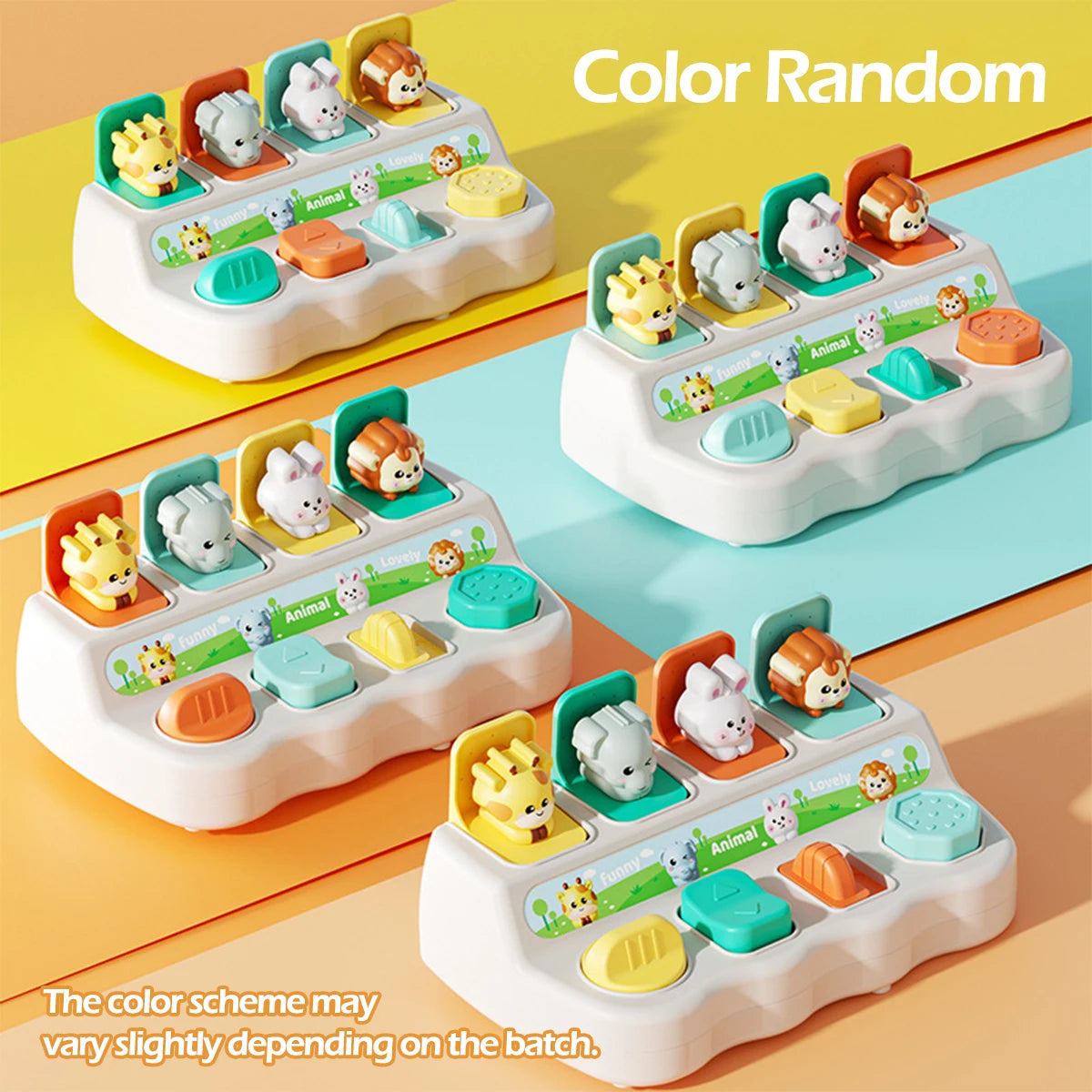 Montessori Pop-Up Animal Toys & Learning Boxes Migliora le abilità logiche e motorie per i bambini