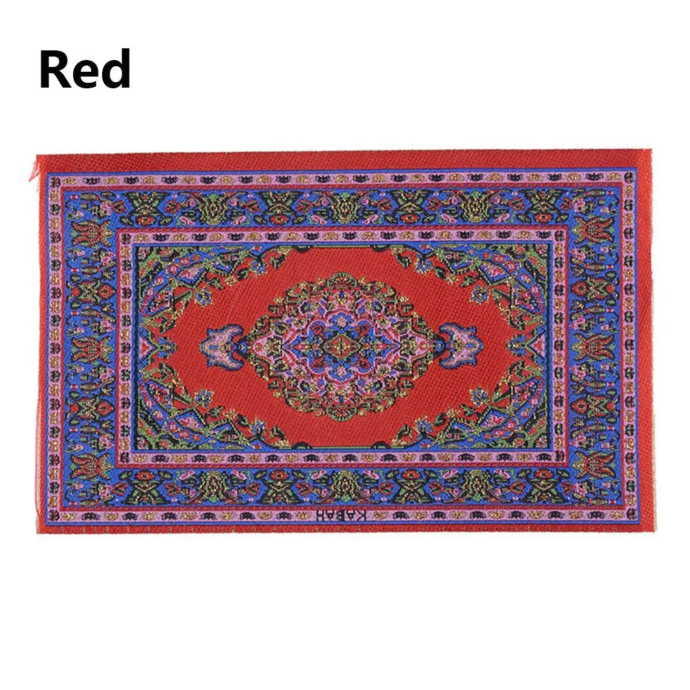 1:12 Scala stile turco miniatura casa delle bambole tappeto pavimento di copertura per la casa di gioco e accessori delle bambole