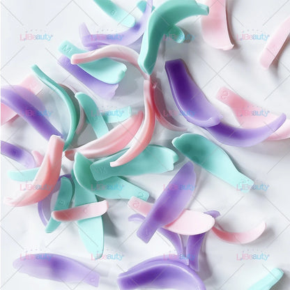 Libeauty 7 Paris Reusable Lash Lift Shield Pads Silicone ciglia Curler e accessori in ferro curling, strumento di trucco